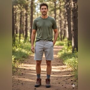 Patagonia Men's Classic Gray Shorts Size 36 Hemp/Organic Cotton